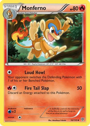 Monferno 16/135 - Plasma Storm Reverse Holofoil - Poke-Collect