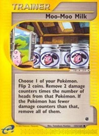 Moo-Moo Milk 155/165 - Expedition Reverse Holofoil - Poke-Collect
