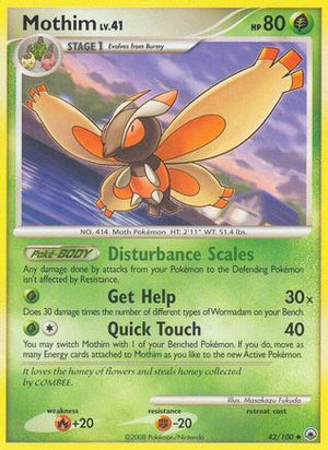 Mothim 42/100 - Majestic Dawn - Poke-Collect
