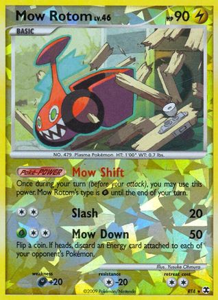 Mow Rotom RT4/111 - Rising Rivals Reverse Holofoil - Poke-Collect