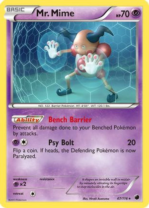 Mr. Mime 47/116 - Plasma Freeze Reverse Holofoil - Poke-Collect