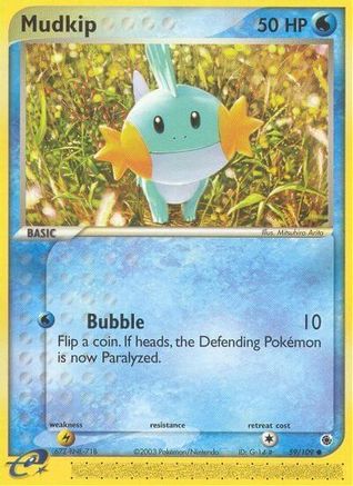Mudkip 59/109 - Ruby & Sapphire Reverse Holofoil - Poke-Collect
