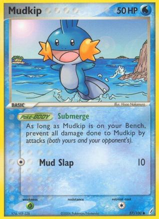Mudkip 57/100 - Crystal Guardians Reverse Holofoil - Poke-Collect