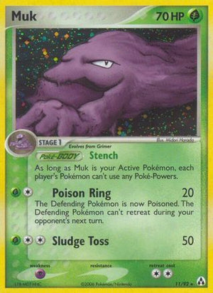 Muk 11/92 - Legend Maker Holofoil - Poke-Collect