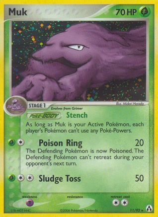 Muk 11/92 - Legend Maker Reverse Holofoil - Poke-Collect