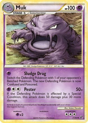 Muk 31/90 - HSUndaunted Reverse Holofoil