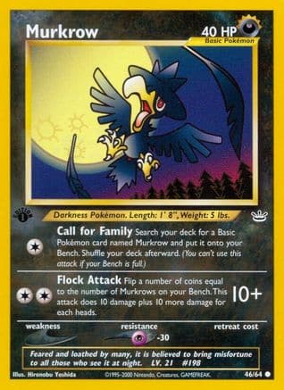 Murkrow 46/64 - Neo Revelation 1st Edition - Poke-Collect