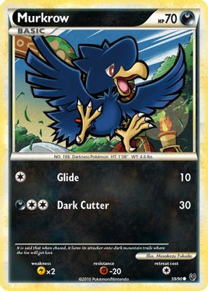 Murkrow 59/90 - HSUndaunted Reverse Holofoil