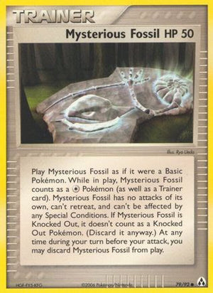 Mysterious Fossil 79/92 - Legend Maker Reverse Holofoil - Poke-Collect