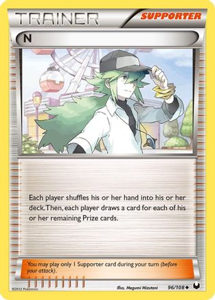 N 96/108 - Dark Explorers Reverse Holofoil - Poke-Collect
