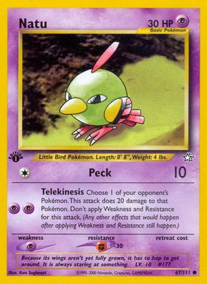 Natu 67/111 - Neo Genesis Unlimited - Poke-Collect