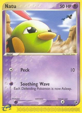 Natu 69/100 - Sandstorm Reverse Holofoil - Poke-Collect