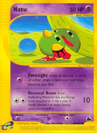 Natu 80/144 - Skyridge - Poke-Collect
