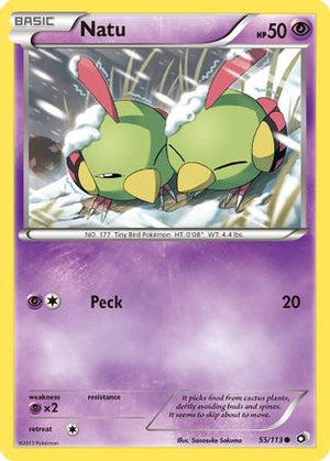 Natu 55/113 - Legendary Treasures Reverse Holofoil - Poke-Collect