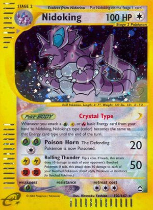 Nidoking (150) 150/147 - Aquapolis Holofoil