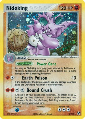 Nidoking 8/112 - FireRed & LeafGreen Reverse Holofoil - Poke-Collect