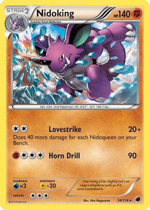 Nidoking 58/116 - Plasma Freeze - Poke-Collect