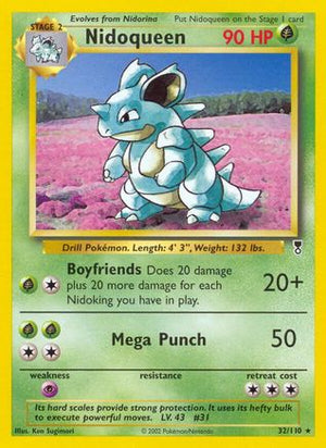 Nidoqueen 32/110 - Legendary Collection Reverse Holofoil - Poke-Collect