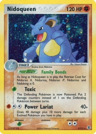 Nidoqueen 9/112 - FireRed & LeafGreen Reverse Holofoil - Poke-Collect
