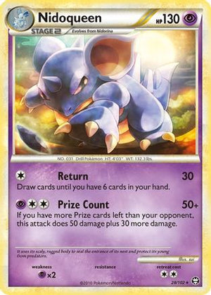 Nidoqueen 28/102 - Triumphant Reverse Holofoil