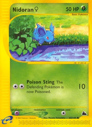 Nidoran F (82) 82/144 - Skyridge - Poke-Collect