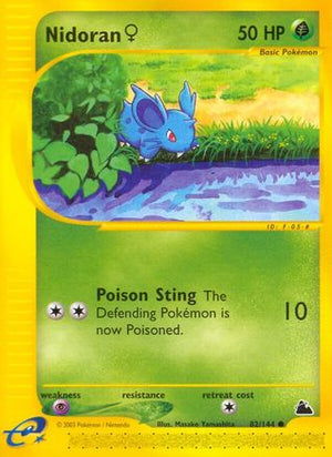 Nidoran ♀ 82/144 - Skyridge Reverse Holofoil
