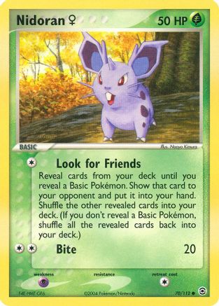 Nidoran F 70/112 - FireRed & LeafGreen - Poke-Collect