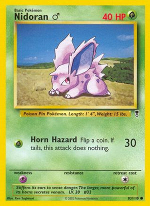 Nidoran M 83/110 - Legendary Collection Reverse Holofoil - Poke-Collect