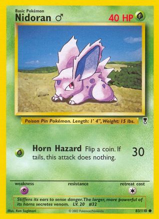 Nidoran ♂ 83/110 - Legendary Collection - Poke-Collect