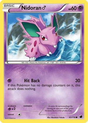 Nidoran ♂ 43/116 - Plasma Freeze - Poke-Collect