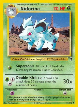 Nidorina 55/110 - Legendary Collection Reverse Holofoil - Poke-Collect