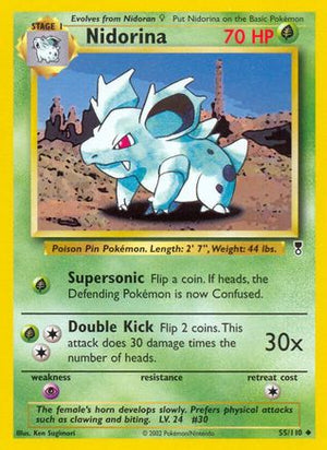 Nidorina 55/110 - Legendary Collection Reverse Holofoil - Poke-Collect