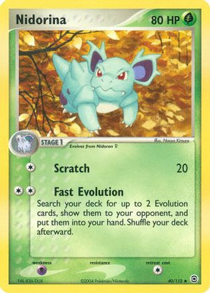 Nidorina 40/112 - FireRed & LeafGreen - Poke-Collect