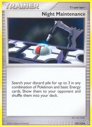Night Maintenance 120/132 - Secret Wonders Reverse Holofoil - Poke-Collect