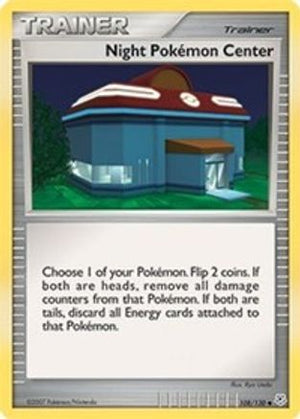 Night Pokemon Center 108/130 - Diamond and Pearl Reverse Holofoil - Poke-Collect