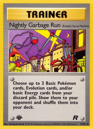 Nightly Garbage Run (Rocket's Secret Machine) 77/82 - Team Rocket 1st Edition - Poke-Collect