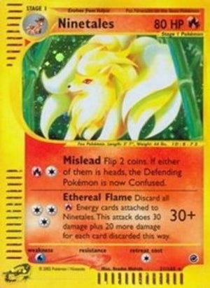 Ninetales 21/165 - Expedition Base Set Holofoil - Poke-Collect