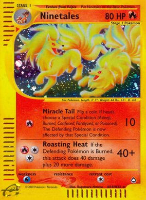 Ninetales H19/147 - Aquapolis Holofoil - Poke-Collect