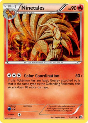 Ninetales 21/113 - Legendary Treasures - Poke-Collect