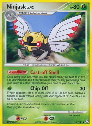 Ninjask 67/146 - Legends Awakened Reverse Holofoil - Poke-Collect