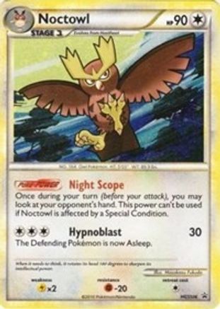 Noctowl HGSS06/25 - HGSS Black Star Promos Holofoil - Poke-Collect
