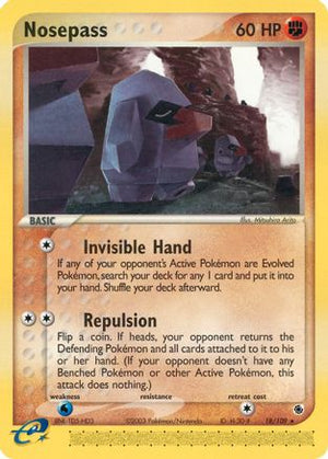 Nosepass 18/109 - Ruby & Sapphire - Poke-Collect