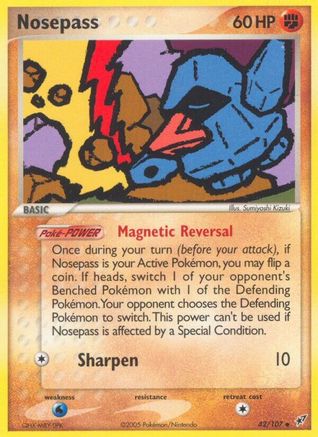 Nosepass 42/107 - Deoxys - Poke-Collect