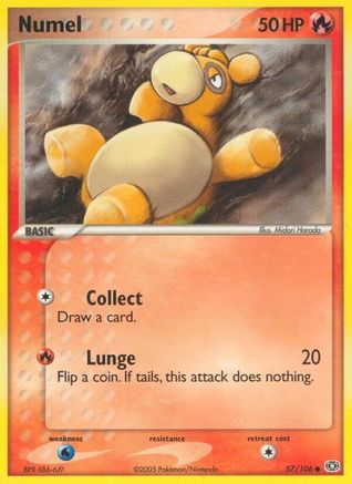 Numel - 057/106 57/106 - Emerald Reverse Holofoil - Poke-Collect
