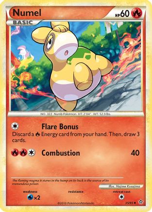 Numel 35/95 - HSUnleashed Reverse Holofoil - Poke-Collect