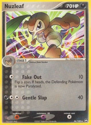 Nuzleaf 36/108 - Power Keepers - Poke-Collect