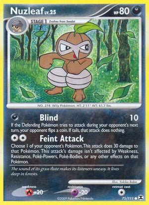 Nuzleaf 75/111 - Rising Rivals - Poke-Collect
