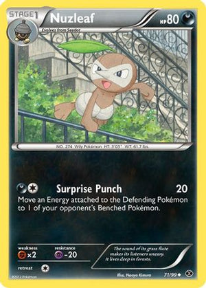 Nuzleaf 71/99 - Next Destinies - Poke-Collect