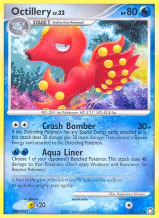 Octillery 57/123 - Mysterious Treasures Reverse Holofoil - Poke-Collect