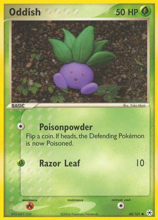 Oddish 68/101 - Hidden Legends Reverse Holofoil - Poke-Collect